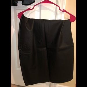Faux leather pencil skirt. 2x worn once
